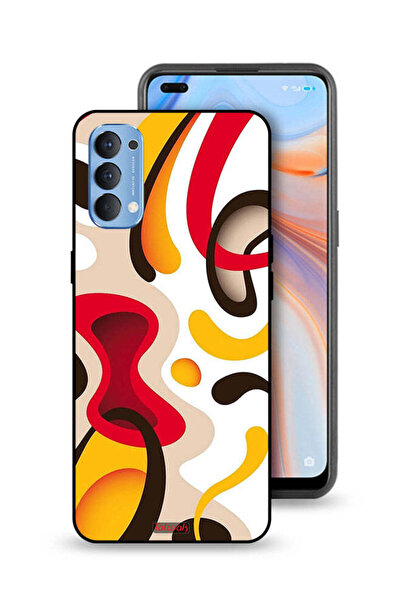 Tolwak غطاء حماية بنمط لهاتف Oppo Reno4 4G