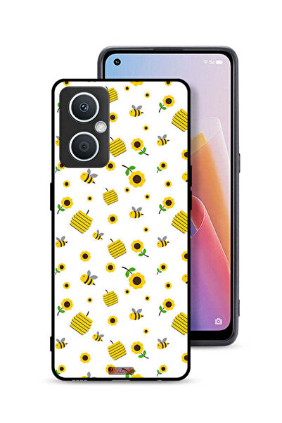 Tolwak غطاء حماية لهاتف Oppo A96 5G (الصين) بنقشة عباد الشمس والنحل