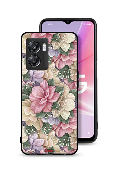 Tolwak غطاء حماية عالي الجودة مزين بنقشة زهور لهاتف OnePlus Nord N300
