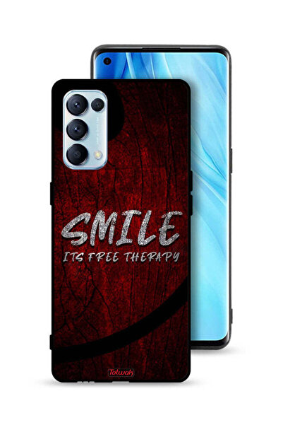 Tolwak Oppo Reno5 Pro 5G Protective Case Cover Smile Its Free Therapy