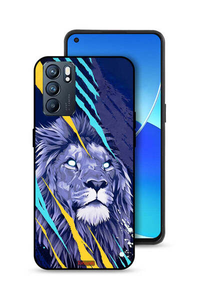 Tolwak غطاء حماية Oppo Reno6 5G الأسد الملك