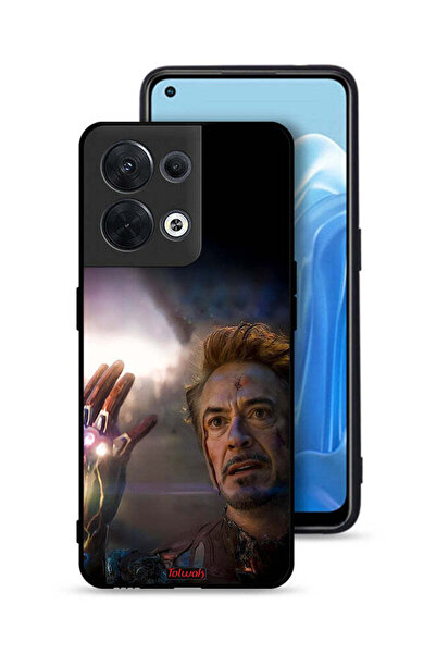 Tolwak غطاء حماية لهاتف Oppo Reno8 5G أنا الرجل الحديدي