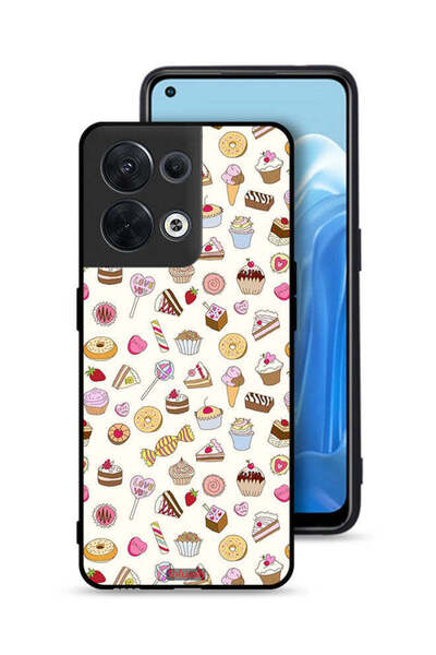 Tolwak غطاء حماية لهاتف Oppo Reno8 5G بنمط العناصر المفضلة