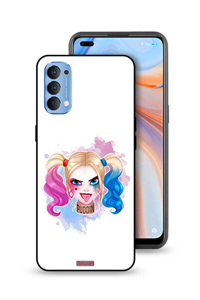 Tolwak غطاء حماية لهاتف Oppo Reno4 4G برسومات هارلي كوين