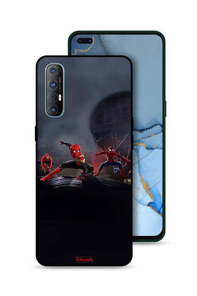 Tolwak Oppo Reno3 Pro 4G Protective Case Cover Three Spiders