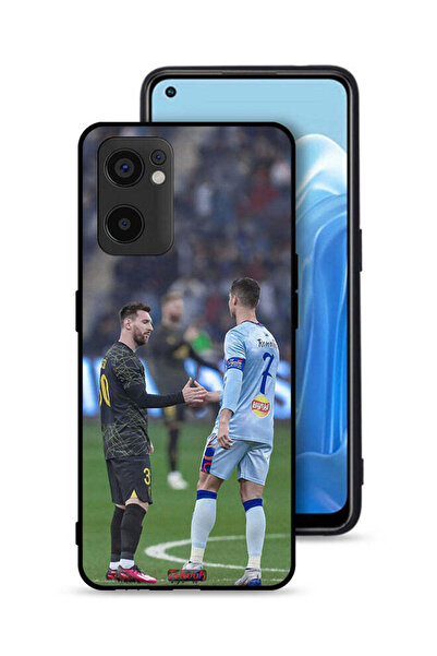 Tolwak غطاء حماية لهاتف Oppo Reno7 SE 5G ميسي ورونالدو