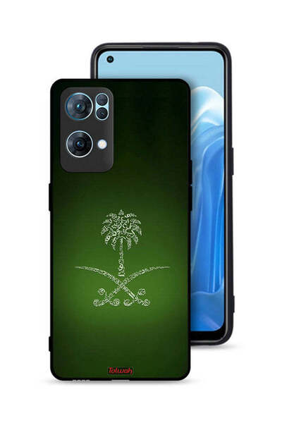 Tolwak غطاء حماية لهاتف Oppo Reno7 Pro 5G بعلامة المملكة العربية السعودية الق...
