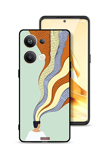 Tolwak غطاء حماية لهاتف Oppo Reno9 Pro Plus 5G مع فن Data In Mind