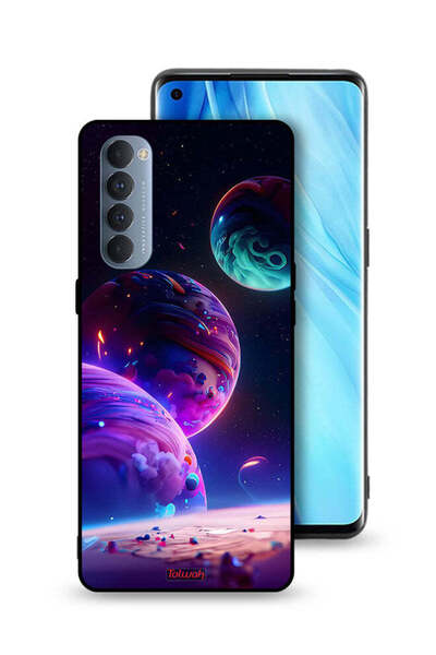 Tolwak غطاء حماية لهاتف Oppo Reno4 Pro 4G بنقشة كوكبية