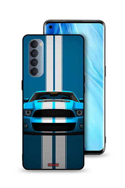 Tolwak Oppo Reno4 Pro 4G Protective Case Cover Car Abstract Art