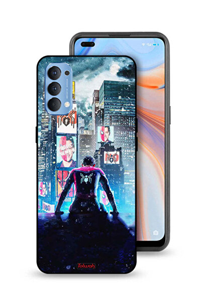 Tolwak غطاء حماية لهاتف Oppo Reno4 4G بتصميم سبايدر مان