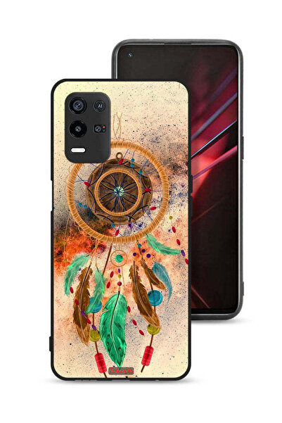 Tolwak غطاء حماية لهاتف Oppo K9x بتصميم ماندالا وريش معلق