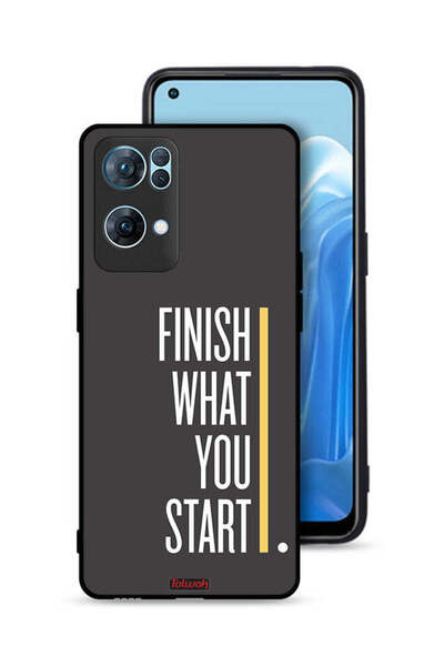 Tolwak Oppo Reno7 Pro 5G Protective Case Cover Finish What You Start