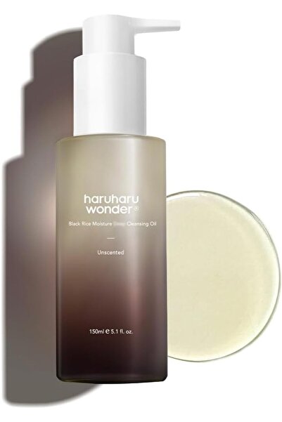 Haruharu Wonder زيت هاروهارو وندر للتنظيف العميق بخلاصة الأرز الأسود المرطب 1...