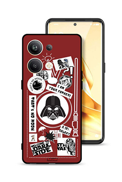 Tolwak غطاء حماية لهاتف Oppo Reno9 Pro Plus 5G - ملصق Welcome To The Dark Side