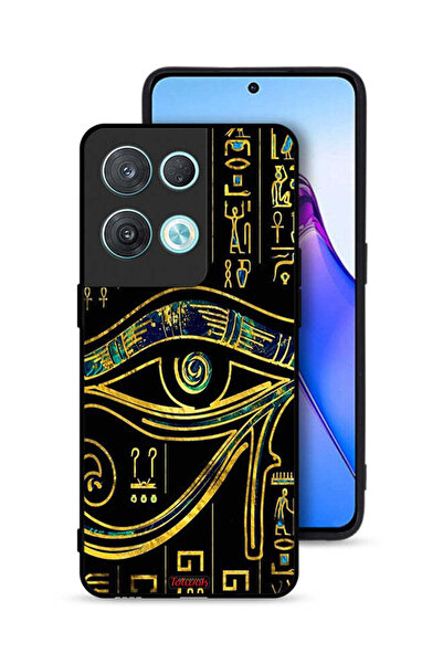 Tolwak غطاء حماية لهاتف Oppo Reno8 Pro 5G بتصميم عين فنية