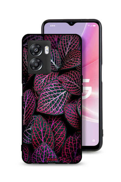 Tolwak غطاء حماية لهاتف Oppo A57 5G بنقشة أوراق سالجا