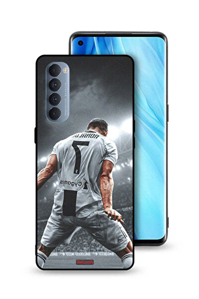 Tolwak غطاء حماية لهاتف Oppo Reno4 Pro 4G بطبعة احتفال كريستيانو رونالدو