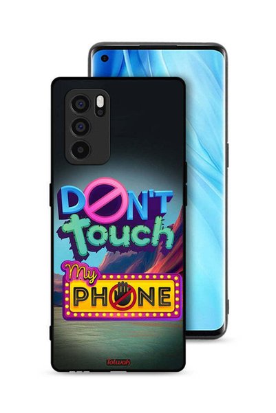 Tolwak Oppo Reno6 Pro 5G Protective Case Cover Do Not Touch My Phone
