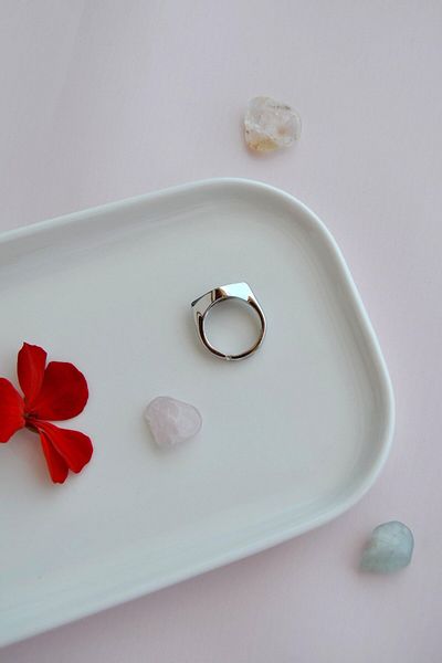 Sacce Scarves&Accessories Zircon Stone Eye Figured Pinky Ring – Nazar Model