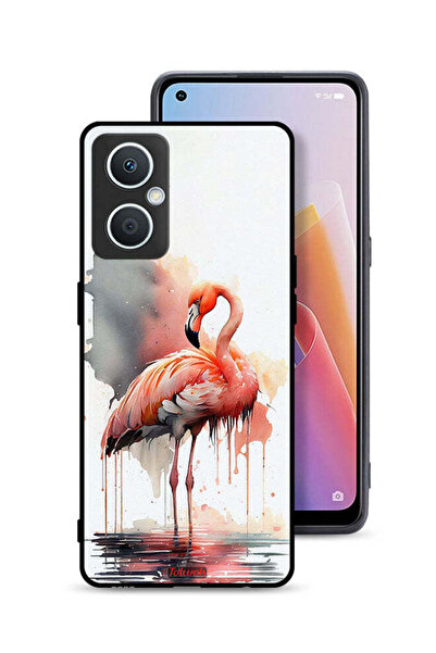 Tolwak غطاء حماية لهاتف Oppo A96 5G (الصين) برسومات ألوان مائية استوائية