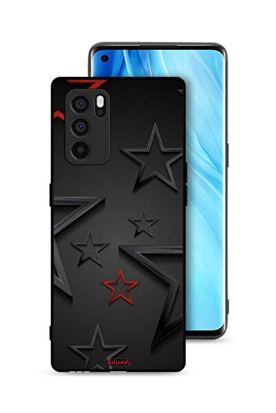 Tolwak غطاء حماية لهاتف Oppo Reno6 Pro 5G بنقشة نجوم