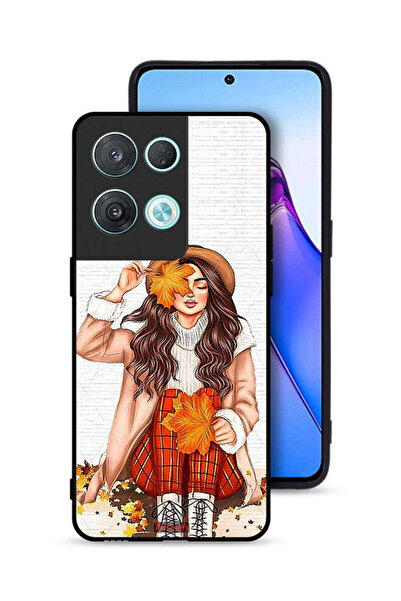 Tolwak غطاء حماية لهاتف Oppo Reno8 Pro 5G يحمل صورة أوراق الخريف