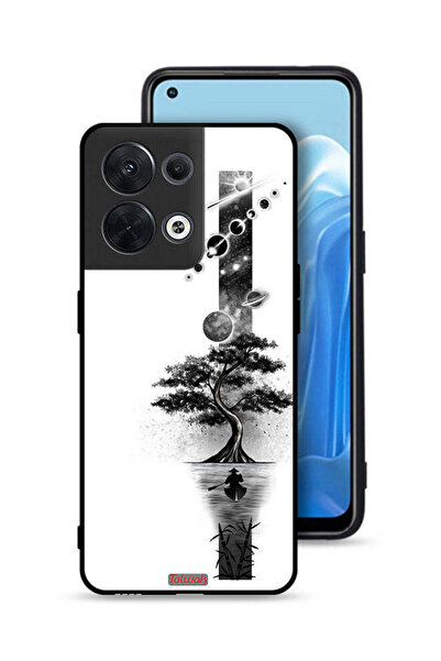 Tolwak Oppo Reno8 5G Protective Case Cover Earth Space Art