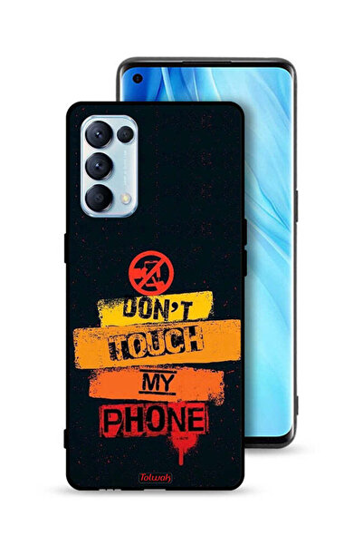 Tolwak Oppo Reno5 Pro 5G Protective Case Cover Do Not Touch My Phone