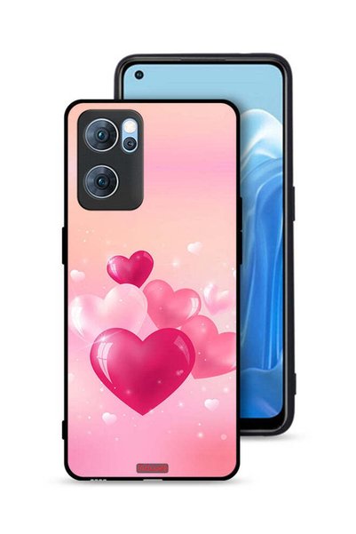 Tolwak غطاء حماية لهاتف Oppo Reno7 5G برسومات قلوب جميلة
