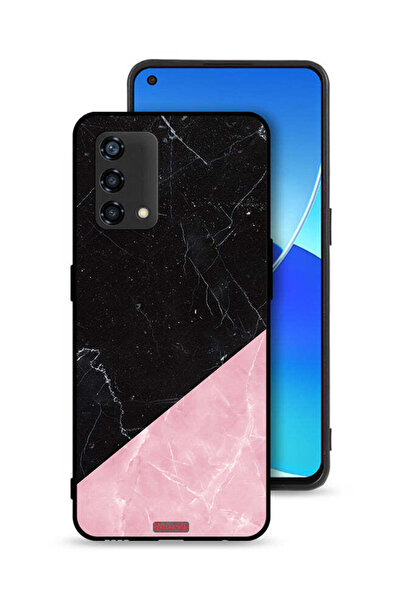 Tolwak غطاء حماية لهاتف Oppo A95 4G ​​بنمط رخامي