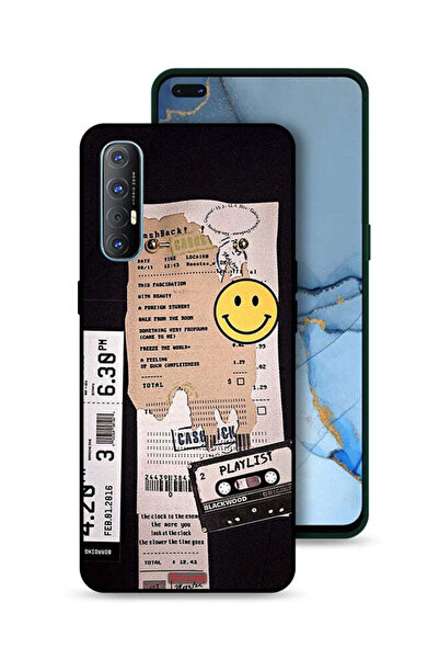 Tolwak غطاء حماية لهاتف Oppo Reno3 Pro 4G مع ملصق قائمة تشغيل