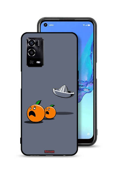 Tolwak غطاء حماية لهاتف Oppo A55 4G بتصميم فني رقمي بسيط وفكاهي
