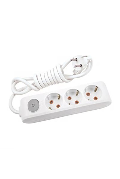 VİKO MULTİ-LET İKİLİ ANAHT. TOPRAKLI GRUP PRİZ(Ç.K.)(2 MT)