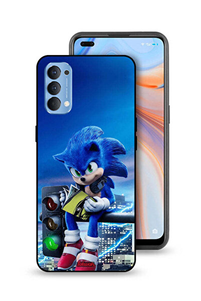 Tolwak Oppo Reno4 4G Protective Case Cover Sonic Reading