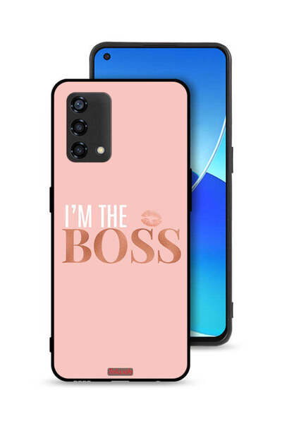 Tolwak Oppo Reno6 Lite Protective Case Cover I Am The Boss