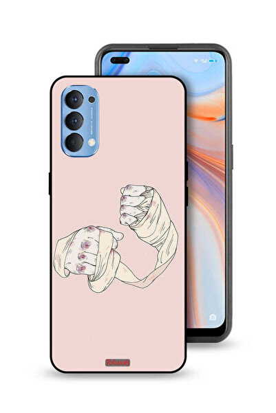 Tolwak غطاء حماية لهاتف Oppo Reno4 4G بتصميم فن المقاتل