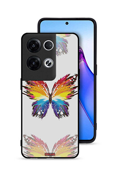 Tolwak غطاء حماية لهاتف Oppo Reno8 Pro Plus 5G بخلفية بسيطة وفن رقمي وبساطة ا...