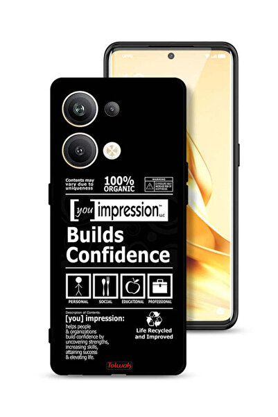 Tolwak غطاء حماية لهاتف Oppo Reno9 Pro Plus 5G ملصق يعزز الثقة