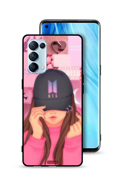Tolwak غطاء حماية لهاتف Oppo Reno5 Pro 5G بطبعة فتاة سناب