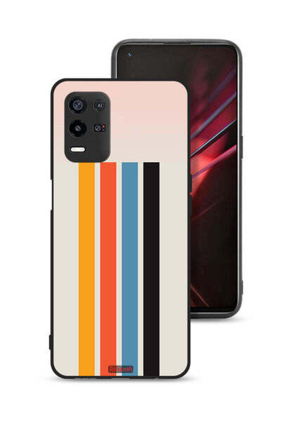 Tolwak غطاء حماية لهاتف Oppo K9x بنمط خطوط مستقيمة