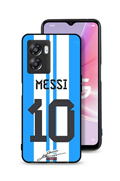 Tolwak غطاء حماية لهاتف Oppo A57 5G بتصميم ميسي 10