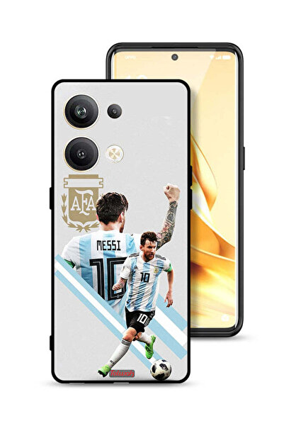 Tolwak غطاء حماية لهاتف Oppo Reno9 Pro Plus 5G برسومات ليو ميسي