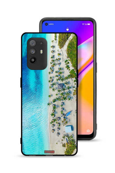 Tolwak غطاء حماية لهاتف Oppo F19 Pro Plus 5G بلون الشاطئ