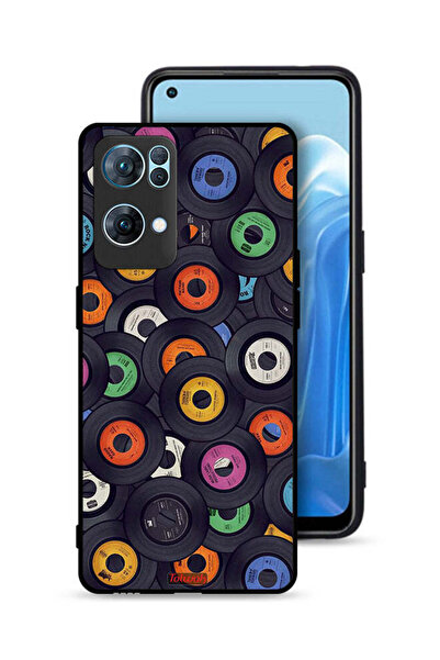 Tolwak غطاء حماية لهاتف Oppo Reno7 Pro 5G بنقشة أقراص مضغوطة