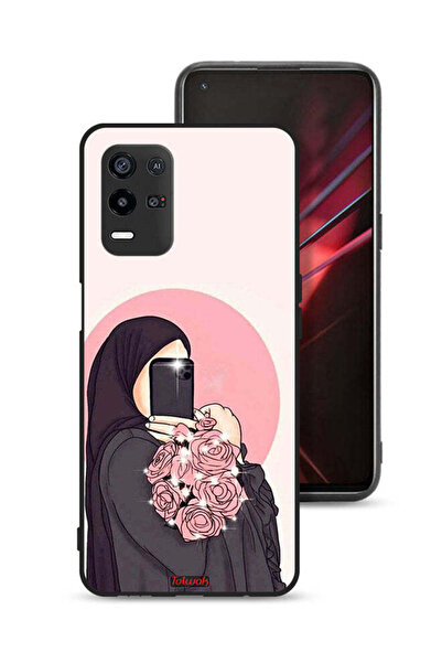 Tolwak غطاء حماية لهاتف Oppo K9x - فن التقاط صور سيلفي مع حمل الزهور