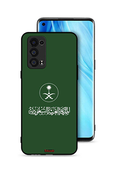 Tolwak غطاء حماية لهاتف Oppo Reno6 Pro Plus 5G بشعار المملكة العربية السعودية