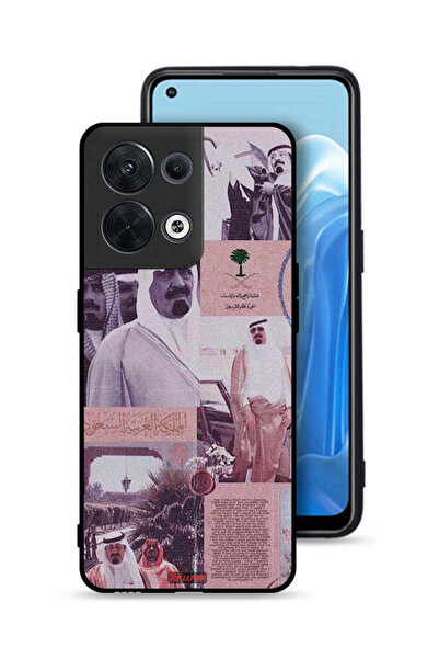 Tolwak غطاء حماية Oppo Reno8 5G، ملصق الملك عبدالله العتيق