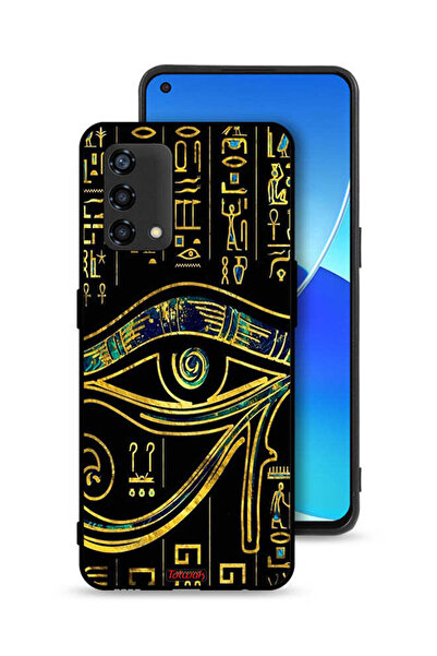 Tolwak غطاء حماية لهاتف Oppo Reno6 Lite مع رسمة عين