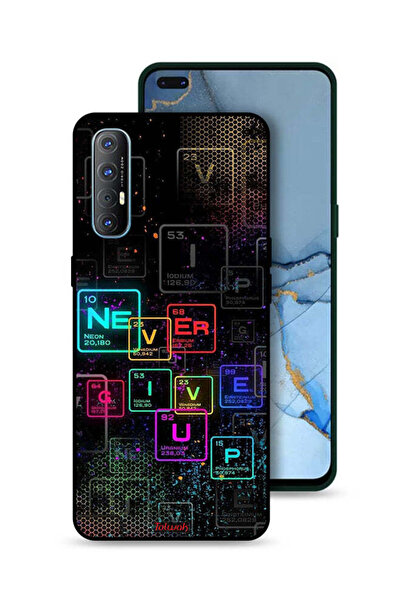 Tolwak Oppo Reno3 Pro 4G Protective Case Cover Never Give Up Art